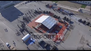 105vjetori i FA pamjet me dron helikopterë armë dhe pajisje ushtarake në Sheshin Nënë Tereza [upl. by Burt]