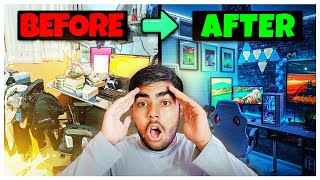 I Turned My Messy Room into an EPIC YouTubeGaming Setup   GAMING ROOM SETUP IN 2024 [upl. by Lidstone]