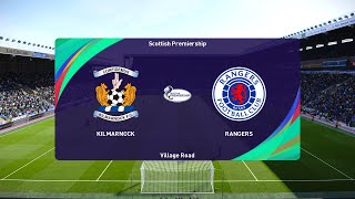 Kilmarnock vs Rangers 20102024 Scottish Premiership PES 2021 [upl. by Santana]