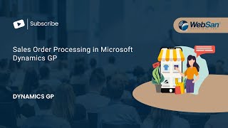 Sales Order Processing in Microsoft Dynamics GP [upl. by Eetsim]