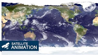 1982 Worldwide Satellite Animation [upl. by Royal]