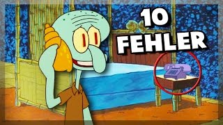 10 Fehler in Spongebob Schwammkopf [upl. by Lemrahs592]