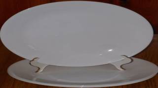 Corelle Livingware Luncheon Plate Winter Frost White Size 8 12 Inch [upl. by Gord]