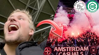 WEGHORST SCORES A LAST MINUTE GOAL TO WIN THE GAME Ajax  FC Groningen Matchday Vlog [upl. by Keeler]