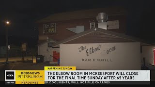 The Elbow Room in McKeesport closing after 65 years [upl. by Asiulairam]