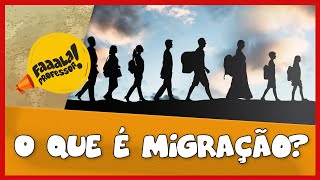 O que é MIGRAÇÃO  GEOGRAFIA  Prof Carlos André [upl. by Odnamla]