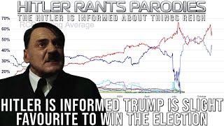 Hitler is informed Trump is slight favourite to win the election [upl. by Gusella]