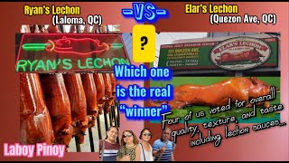 LALOMA LECHON CAPITAL RYAN’S LECHON ELAR’S LECHON NATIVE PIG LECHON WHITE PIG LECHON CHICHARON [upl. by Aillil]