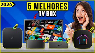 AS 5 MELHORES TV BOX BOX TV DE 2024  Tem Tv Box 4K Tv box android e Outras [upl. by Kelam]