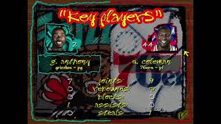 Retro NBA Live 97 Gameplay 76ers vs Grizzlies on DOSBox [upl. by Lisa]