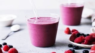 Liver Detox Smoothie  Berries Smoothie [upl. by Olracnaig]