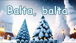 ❄️Kalėdinės dainos vaikams❄️  Balta balta I 🔆Me2tis🔆 [upl. by Cyprus]