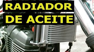 Radiador de aceite en una moto ¿Para que sirve [upl. by Ttenna]