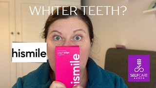 Hismile teeth whitening pap  strips 🔥 whitening stained teeth 🔥 Selfcare Karen [upl. by Acus]