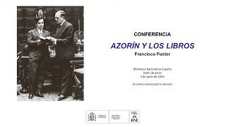 Azorín y los libros [upl. by Nagar]