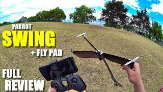 PARROT SWING VTOL DronePlane  FlyPad  Full Review  Unboxing Setup Flight Test Pros amp Cons [upl. by Miza]