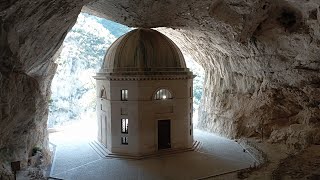 Santuario della Madonna di Frasassi tempio del Valadier [upl. by Ecinrev]