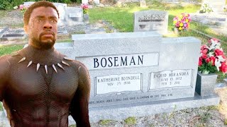 Chadwick Boseman Grave ⚠️ [upl. by Eremaj]