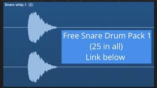 Free Snare Drum Pack 1 25 in all Link belowLikecomment and subcribe [upl. by Ilanos]