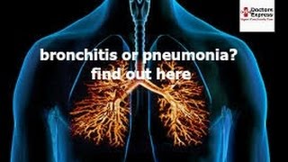 Bronchitis or Pneumonia How to Tell the Difference [upl. by Elletnuahc77]