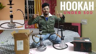 Flipkart hookah unboxing  value for money hookah  best hookah under 500  hookah review [upl. by Adnilev810]