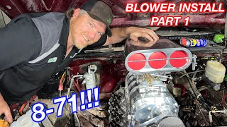 Installing an 871 Blower Supercharger on My Big Block Chevrolet Part 1 One Big Issue [upl. by Chappell785]