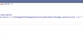 Pra Programar é só começar  AppConfig com connection string VBNet [upl. by Katalin]