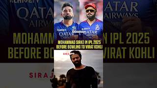 Siraj vs Virat 🥶 [upl. by Wooldridge]