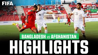 Highlights  Bangladesh vs Afghanistan  FIFA Friendly  Football  T Sports [upl. by Eirrod783]