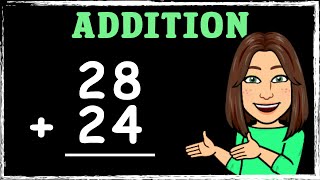 2digit Add 2digit  Column Addition  Maths with Mrs B [upl. by Annahsad]