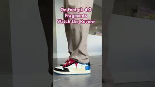 Godkiller Fragment x Travis Scott Jordan 1 Low OnFoot Review amp Quick Tip [upl. by Ramad468]