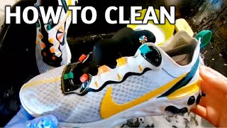 How to Clean Primeknit Flyknit Shoes At Home Make Shoes White again No Expensive Cleaning Products [upl. by Fessuoy]