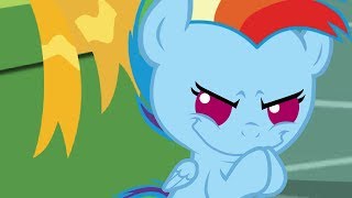 MLP Baby Comic quotRainbow Dashs Revengequot [upl. by Akerdnahs167]