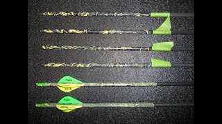 Hydro Dipping Carbon Arrows [upl. by Aicyle]