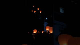 Make a Wish✨️ It will be become true 💝 Sky lanterns festival🪔🌃🎆 Japura  skylantern wish mbbs [upl. by Ehcar]