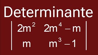 🟣 CÁLCULO do DETERMINANTE MATRIZES 2x2 [upl. by Joela]