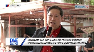 One Western VisayasArraignment sang kaso ni anay Iloilo City Mayor Jed Patrick Mabilog ginpostpone [upl. by Pippy241]