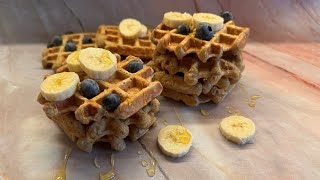 How to Make the Best Healthy Waffles without sugar and flour [upl. by Fidelis]