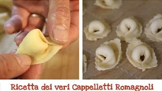 I VERI CAPPELLETTI ROMAGNOLI ricetta originale  Italian stuffed pasta sub eng [upl. by Osgood]