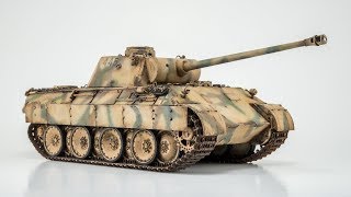 Panzer V Panther Construction and Weathering 135 Tamiya [upl. by Fortier890]