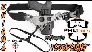 The PHLSTER Enigma Floodlight 2 Holster System ITS GOOD No its REALLY GOOD  THERE WILL BE BELLY [upl. by Ecienaj]