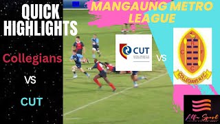 Quick Highlights Collegians vs CUT [upl. by Romina]