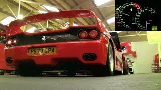 Straight piped Ferrari F50 SOUND [upl. by Means]