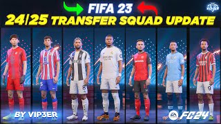 2425 Squad Update V2 For FIFA 23 New Managers  Players  Transfers  Promoted Teams [upl. by Atinel]