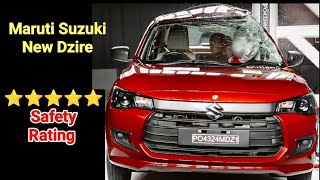 Maruti Suzuki New Dzire Got Five Star Rating in Global NCAP  Cars Yug carsyug marutisuzuki [upl. by Ahsetan]