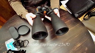 Celestron SkyMaster 25x70  Unboxing [upl. by Emoraj]