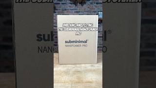 Unboxing And Testing The Subminimal Nanofoamer Pro shorts coffee coffeemilk [upl. by Haskel]