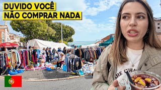 COMO É O MAIOR MERCADO DE RUA DE PORTUGAL [upl. by Newberry]