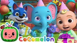 Happy Birthday Song  CoComelon Animal Time  Animal Nursery Rhymes [upl. by Meehahs]