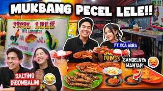 MUKBANG PENYETAN SAMBEL FT ECA AURA JEROME SALTING DIGOMBALIN 😂 [upl. by Spence621]